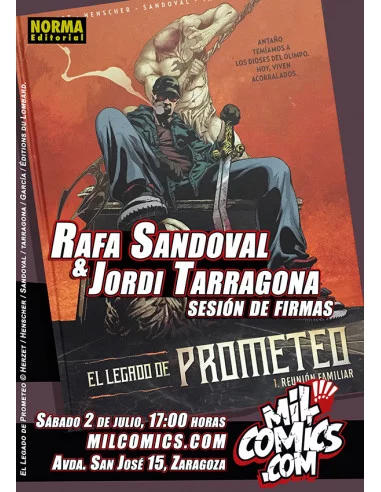 es::El legado de Prometeo 1. Firmado por Sandoval y Tarragona