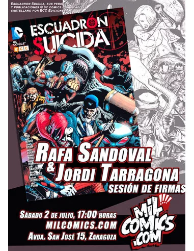 es::Escuadrón Suicida Emparedados Firmado por Sandoval y Tarragona