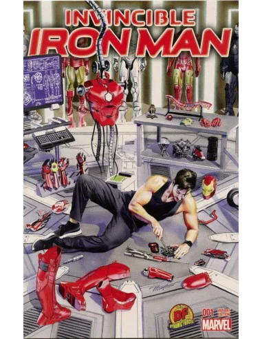 es::DF Invincible Iron Man 2015 1 Signed by Mike Mayhew