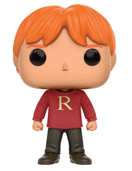 es::Harry Potter POP! Movies Vinyl Figura Ron Weasley Sweater 9 cm