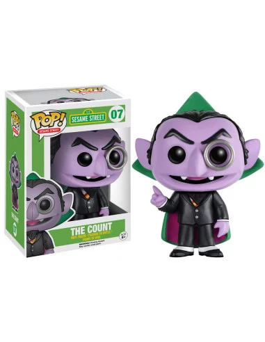es::Barrio Sésamo Figura POP! TV Vinyl The Count El Conde 9 cm