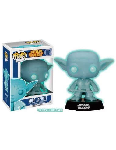 es::Star Wars Cabezón Vinyl Pop Yoda Spirit Glow in the dark 10 cm
