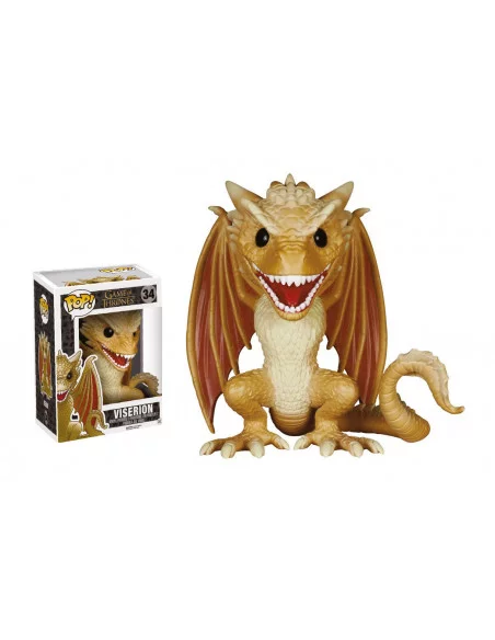 es::Juego de Tronos POP! Television Vinyl Figura Viserion 15 cm