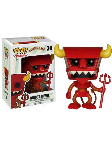es::Futurama Figura POP! Television Vinyl Robot Devil 9 cm