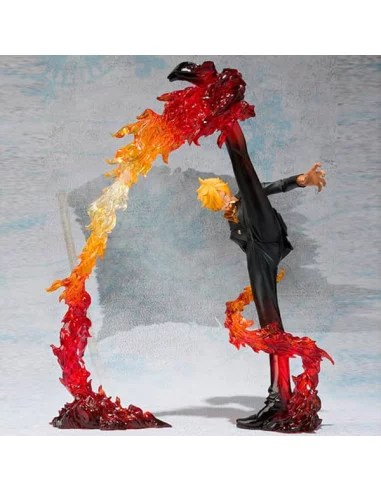 es::One Piece Sanji B.V. Diable Jambe Flambage Shot Figura 18 cm Figuarts Zero