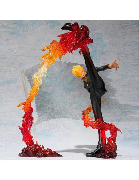 es::One Piece Sanji B.V. Diable Jambe Flambage Shot Figura 18 cm Figuarts Zero