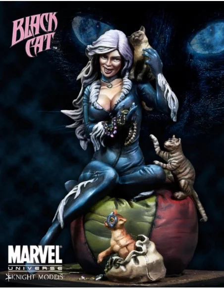 es::Black Cat - Figura de metal para pintar Knight Models