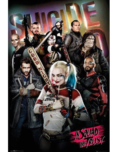 es::Escuadrón Suicida Póster 1: In Squad we Trust 61 x 91 cm