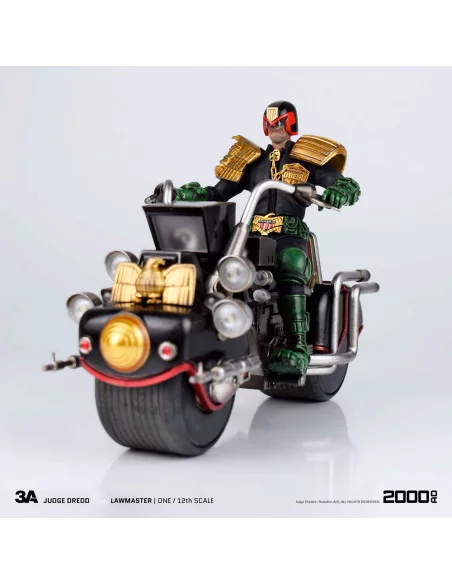es::2000AD Pack Figura y Moto Judge Dredd +Lawmaster MKI Escala 1/12