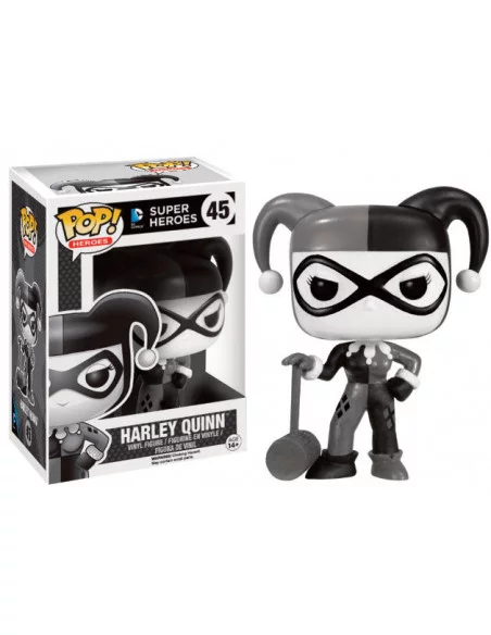 es::DC Comics POP! Heroes Vinyl Figura Harley Quinn B&W Series 9 cm