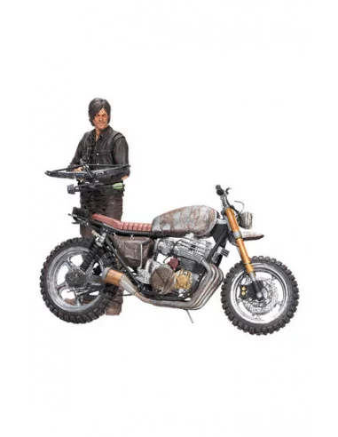 es::The Walking Dead Figura Deluxe Daryl Dixon con Chopper Season 5/6 13 cm