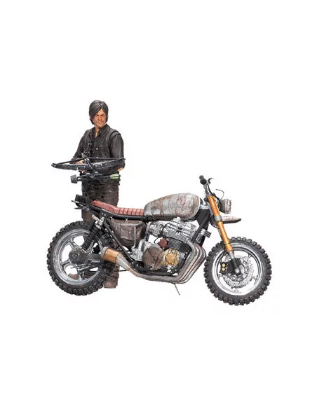 es::The Walking Dead Figura Deluxe Daryl Dixon con Chopper Season 5/6 13 cm