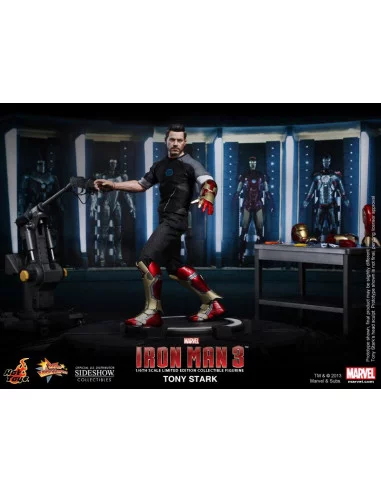 es::Tony Stark - Figura 1/6 Hot Toys Iron Man 3