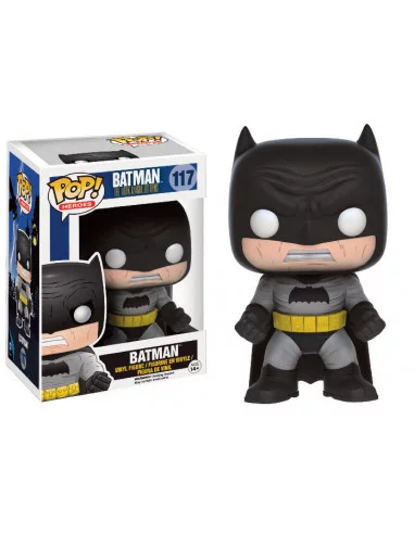 es::Batman The Dark Knight Returns POP! Heroes Figura Batman Black Costume 9 cm