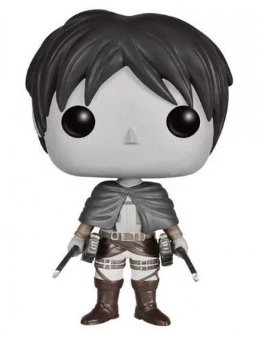 es::Attack on Titan Figura POP! Animation Vinyl Eren Jaeger Black & White 9 cm