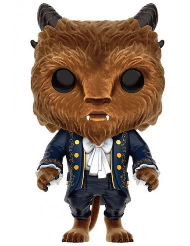 es::La bella y la bestia POP! Disney Vinyl Figura Beast Flocked 9 cm
