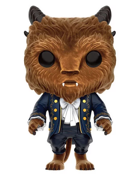 es::La bella y la bestia POP! Disney Vinyl Figura Beast Flocked 9 cm