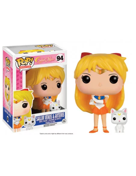 es::Sailor Moon POP! Animation Vinyl Figura Sailor Venus & Artemis 9 cm