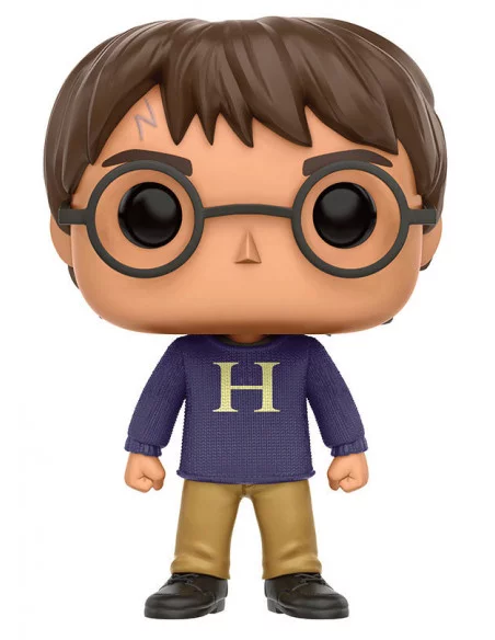 es::Harry Potter POP! Movies Vinyl Figura Harry Potter Sweater 9 cm