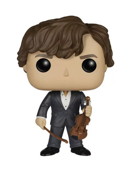 es::Sherlock Figura POP! TV Vinyl Sherlock with Violin 9 cm