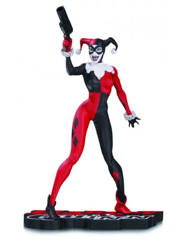 es::DC Comics Red, White & Black Estatua Harley Quinn by Jim Lee 17 cm