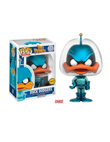 es::Duck Dodgers POP! Movies Vinyl Figura Chase Edition Duck Dodgers