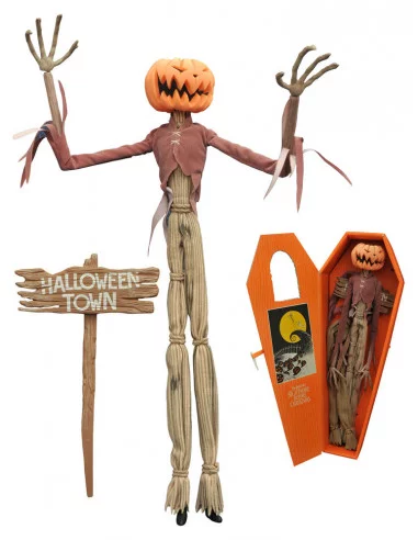 es::Pesadilla antes de Navidad Muñeca Pumpkin King Jack Coffin Doll 41 cm