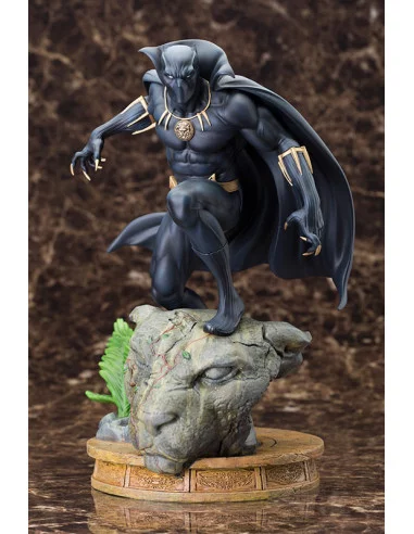 es::Marvel Comics Fine Art Estatua 1/6 Black Panther 31 cm
