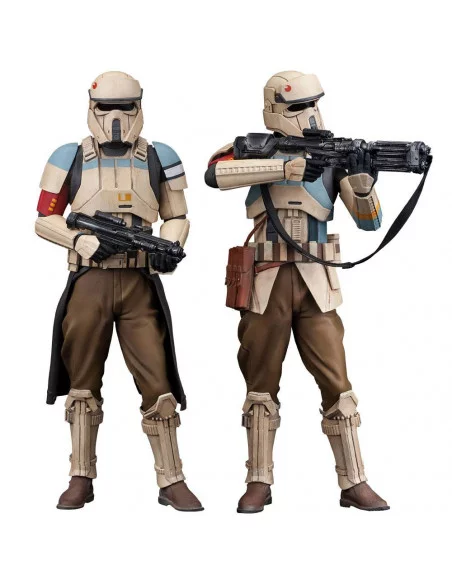 es::Star Wars Rogue One Pack de 2 Estatuas ARTFX+ Shoretrooper 18 cm
