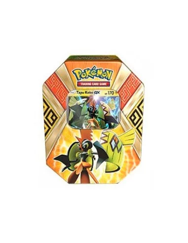 es::Pokémon JCC Caja metálica Summer 2017 Tapu Koko-GX - Juego de cartas coleccionable