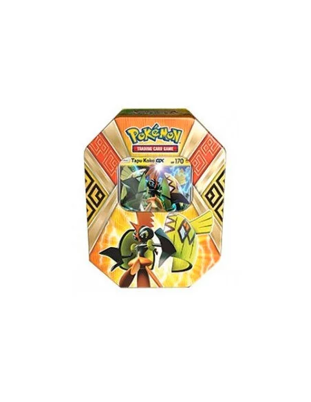 es::Pokémon JCC Caja metálica Summer 2017 Tapu Koko-GX - Juego de cartas coleccionable