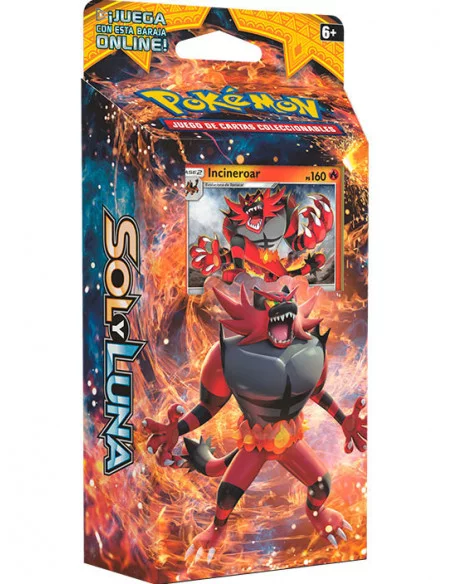 es::Pokémon Sol y Luna JCC: Calor rugiente. Baraja de 60 cartas - Juego de cartas coleccionable