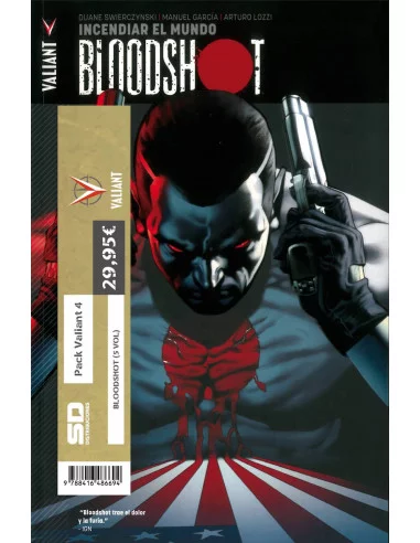 es::Pack Valiant 04. Bloodshot 5 volúmenes