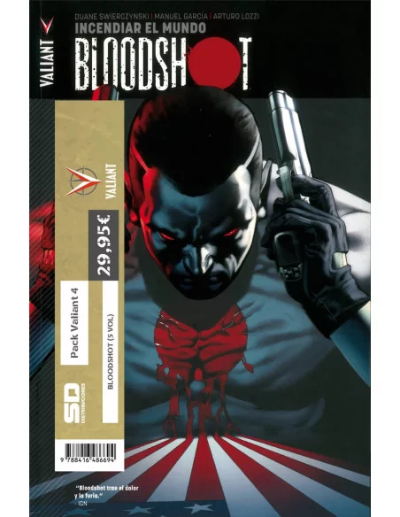 es::Pack Valiant 04. Bloodshot 5 volúmenes