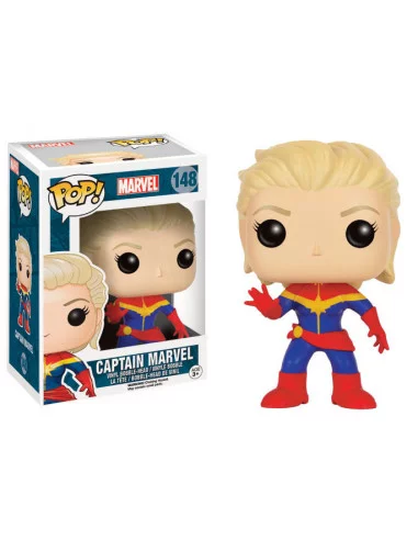 es::Marvel Comics POP! Vinyl Figura Captain Marvel 9 cm