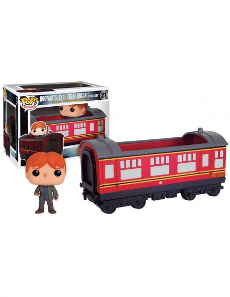 es::Harry Potter POP! Rides Vinyl Vehicle with Figure Hogwarts Express Traincar 2 & Ron 12 cm