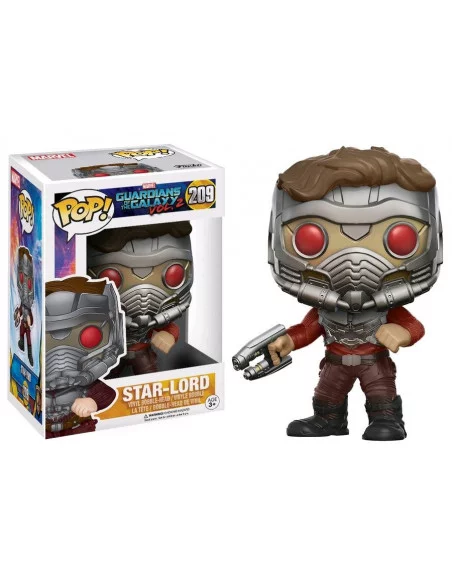 es::Guardianes de la Galaxia Vol. 2 Figura POP! Star-Lord Enmascarado Marvel Vinyl 9 cm