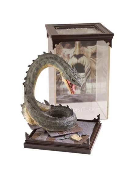 es::Harry Potter Estatua Magical Creatures Basilisk 19 cm