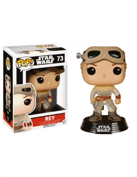 es::Star Wars Episode VII POP! Vinyl Cabezón Rey & Goggles Limited Edition 10 cm