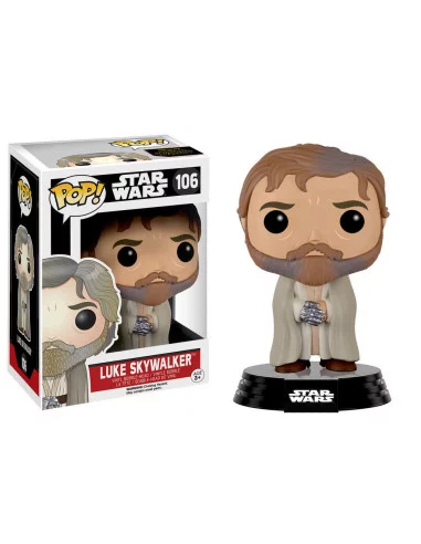 es::Star Wars Episode VII POP! Vinyl Cabezón Luke Skywalker Bearded 9 cm