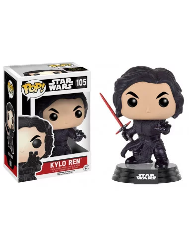es::Star Wars Episode VII POP! Vinyl Cabezón Kylo Ren Battle Pose 9 cm