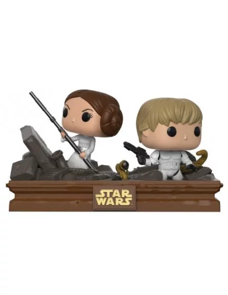 es::Star Wars Pack POP! Movie Moments Vinyl Trash Compactor Escape 9 cm