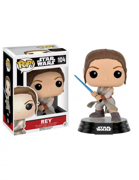 es::Star Wars Episode VII POP! Vinyl Cabezón Rey Battle Pose 9 cm