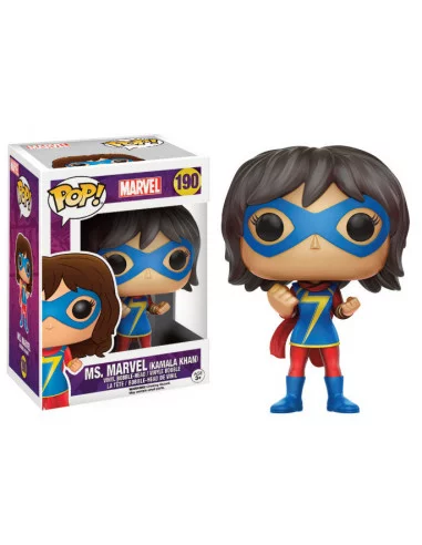es::Marvel Comics POP! Vinyl Figura Ms. Marvel Kamala Khan 9 cm