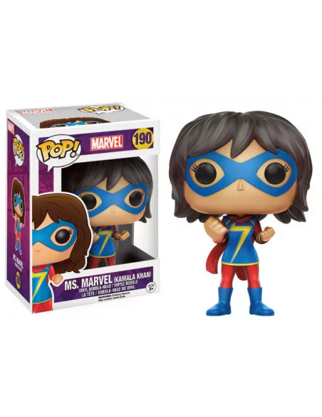 es::Marvel Comics POP! Vinyl Figura Ms. Marvel Kamala Khan 9 cm