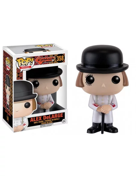 es::La naranja mecánica POP! Movies Vinyl Figura Alex DeLarge 9 cm