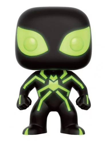 es::Marvel Comics POP! Marvel Vinyl Figura Spider-Man Stealth Costume GITD 9 cm