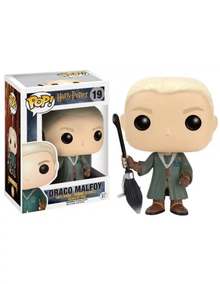 es::Harry Potter POP! Vinyl Figura Draco Malfoy Quidditch 9 cm