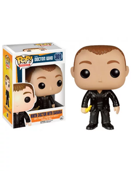 es::Doctor Who POP! Television Vinyl Figura 9th Doctor with Banana 9 cm