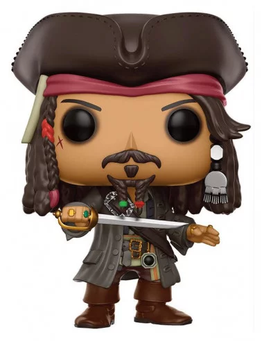 es::Piratas del Caribe La Venganza de Salazar POP! Movies Vinyl Figura Jack Sparrow 9 cm